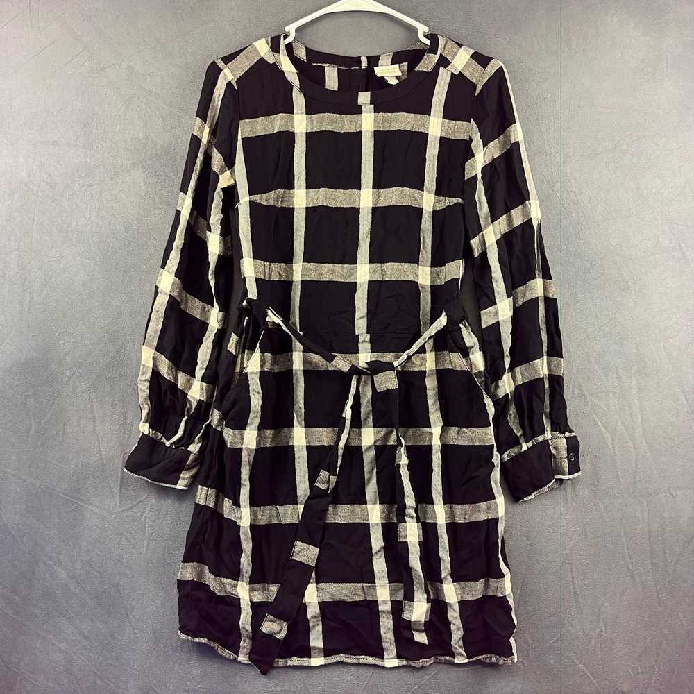 Generic A New Day Mini Dress Women's XS Plaid Lon… - image 1