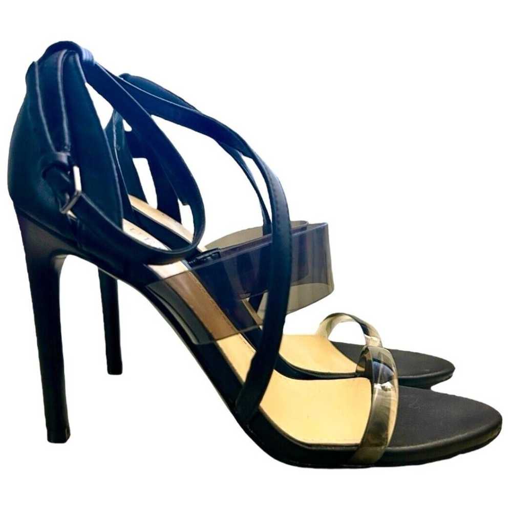 Guess Felicia Heeled Sandals - Black, Clear Toe &… - image 11