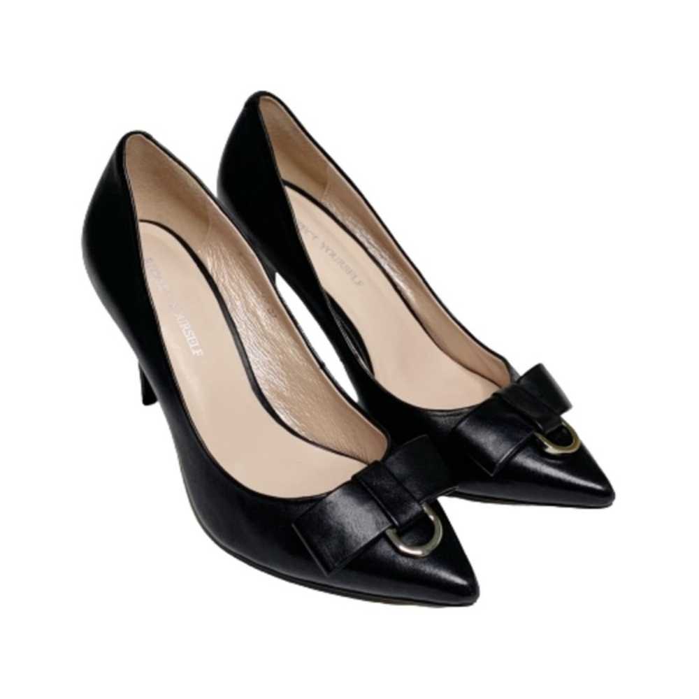 Respect Yourself Heels Shoes Black Bow Heels Pump… - image 1