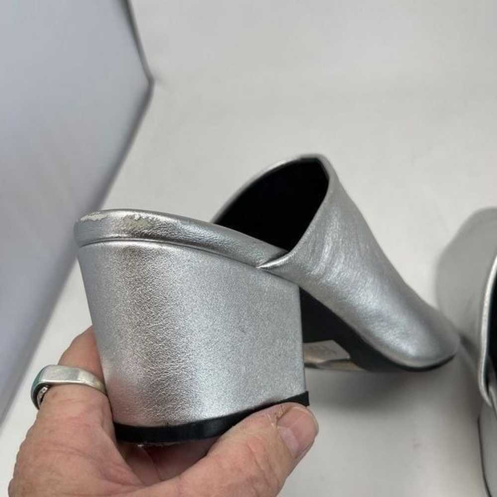 SOL SANA Marcy Mule Silver sz 6.5 - image 7