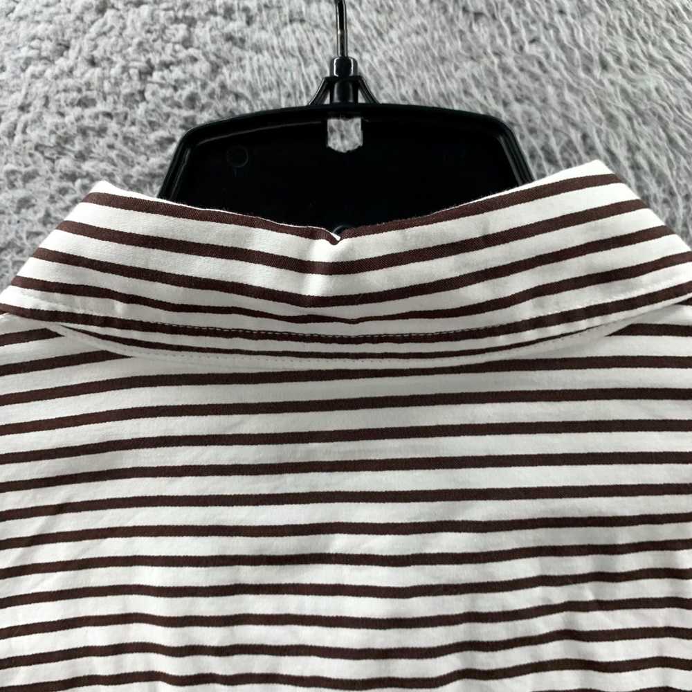 Jones New York Womens Striped Button Up Blouse To… - image 5