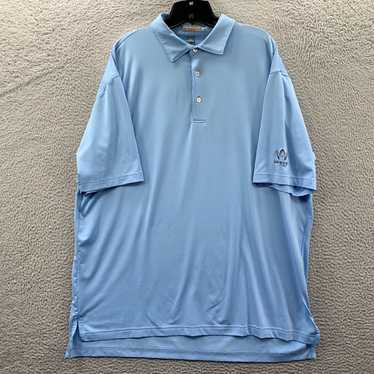 Peter Millar Mens XL Blue Golf Peter Millar Polo … - image 1