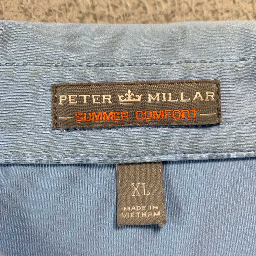 Peter Millar Mens XL Blue Golf Peter Millar Polo … - image 3