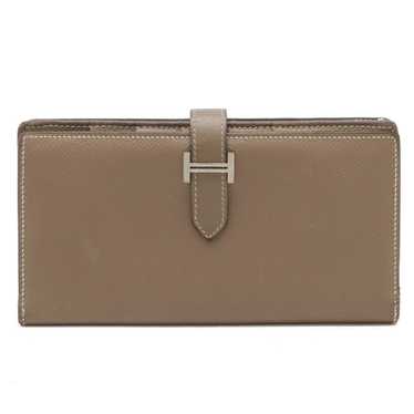 Hermes HERMES Bearn Soufflet Bi-fold Long Wallet … - image 1