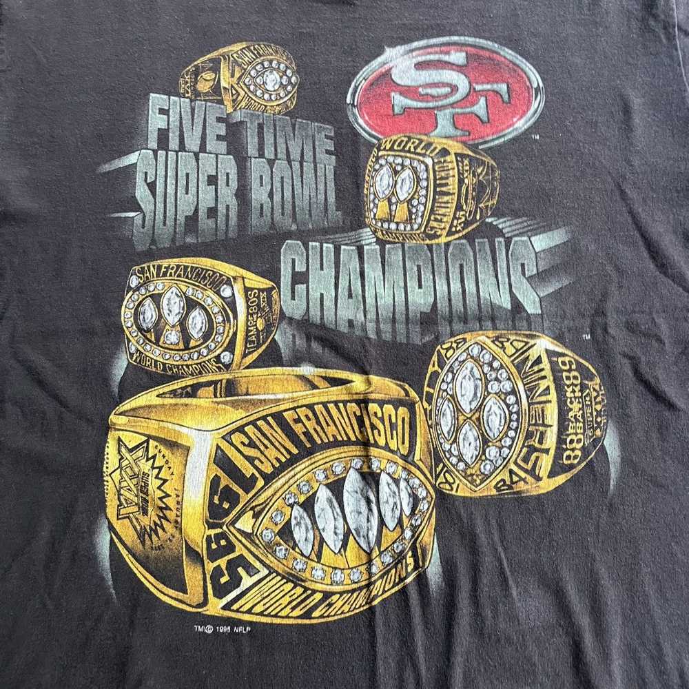 NFL × Streetwear × Vintage 90s Salem 49ers 5 Ring… - image 2