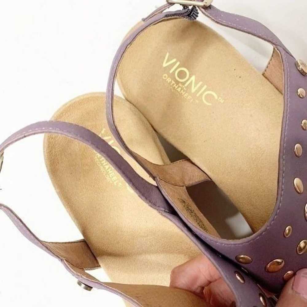 Vionic Catarina Wedge Comfort Studded Sandals Wom… - image 5