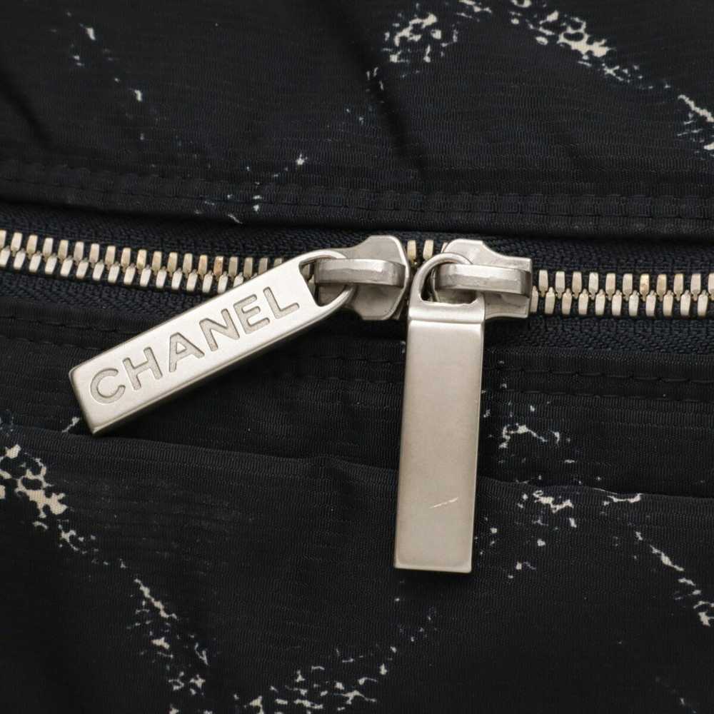 Chanel Chanel Old Travel Line Boston Bag Nylon Bl… - image 5