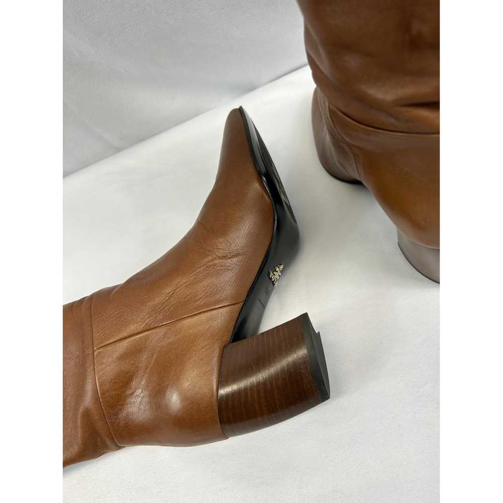 Prada Leather riding boots - image 8