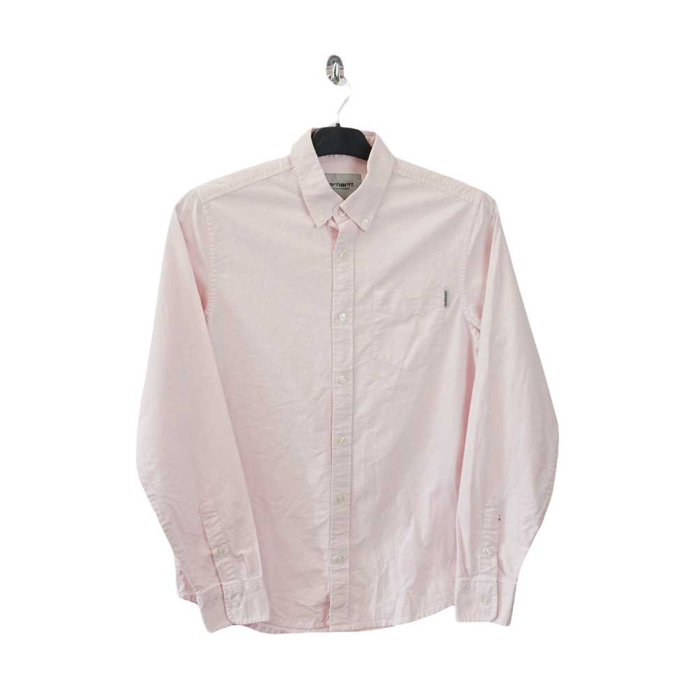 Carhartt Wip Essential Pink L/S Shirt - image 1