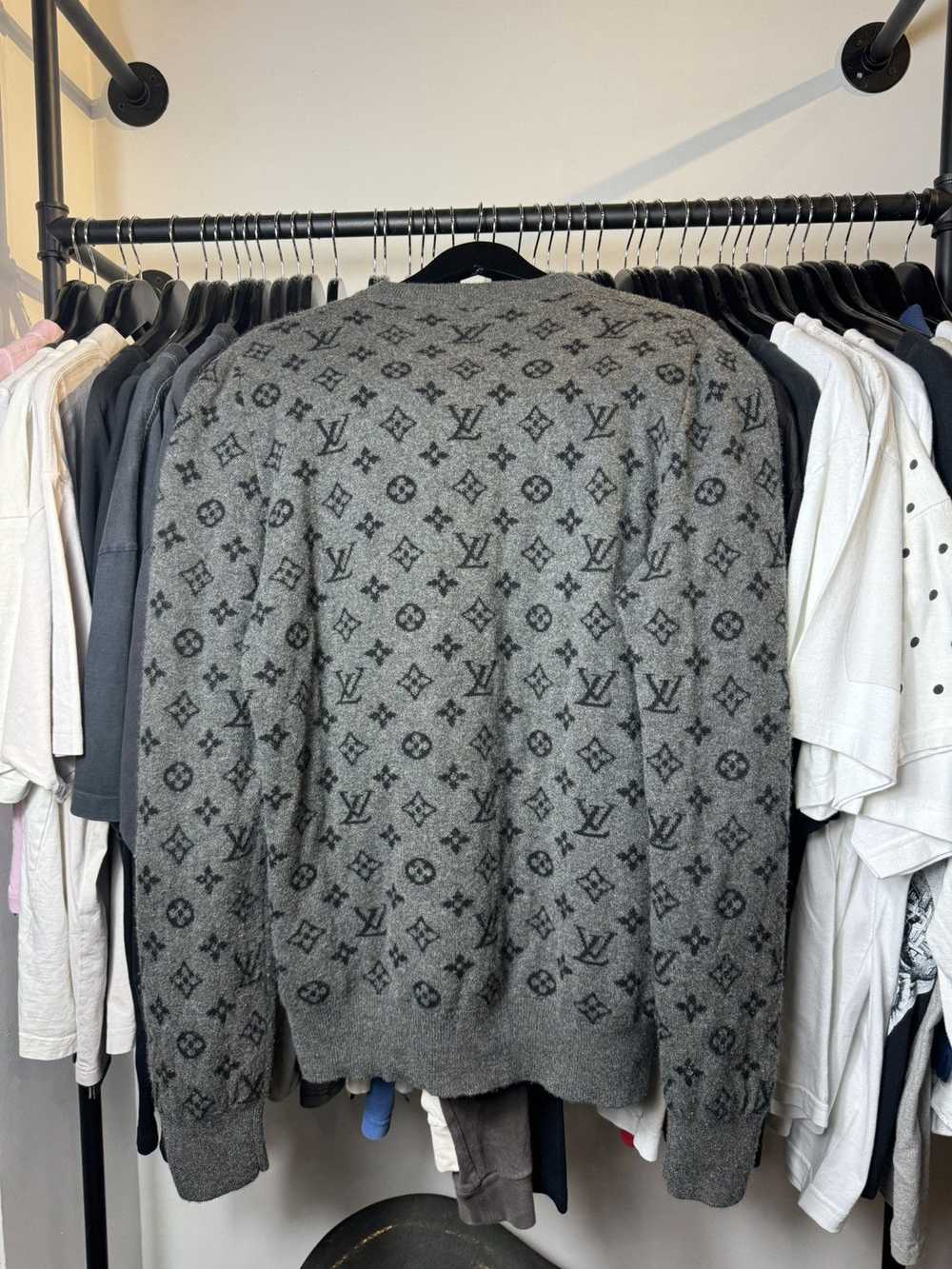 Louis Vuitton Louis Vuitton Monogram Grey Crewnec… - image 1