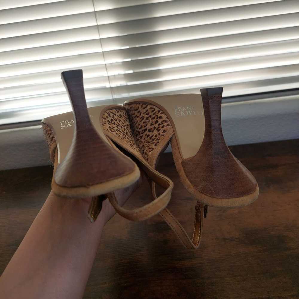 Brown Leopard Heels - Size 7.5 - Franco Sarto - S… - image 7