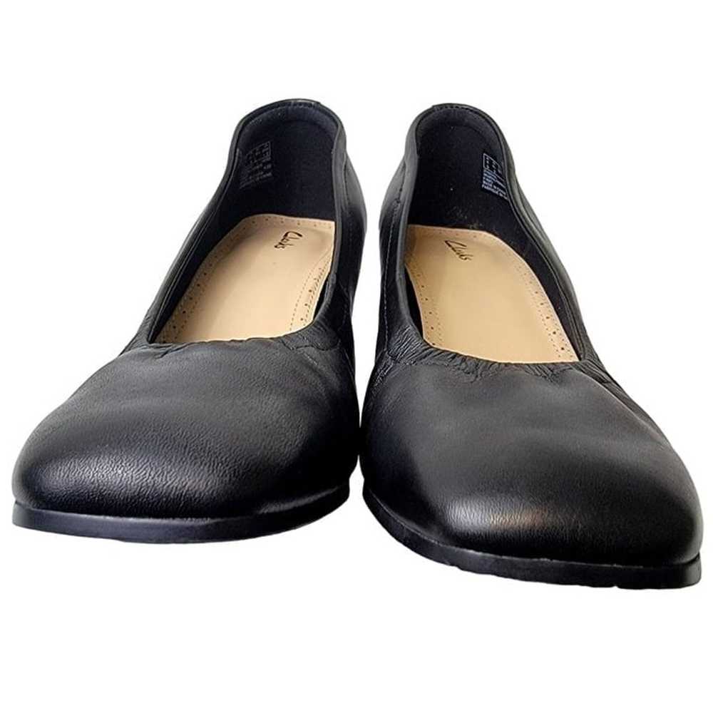 Clarks Leather Ballet Style Block Heels Women 8.5… - image 10