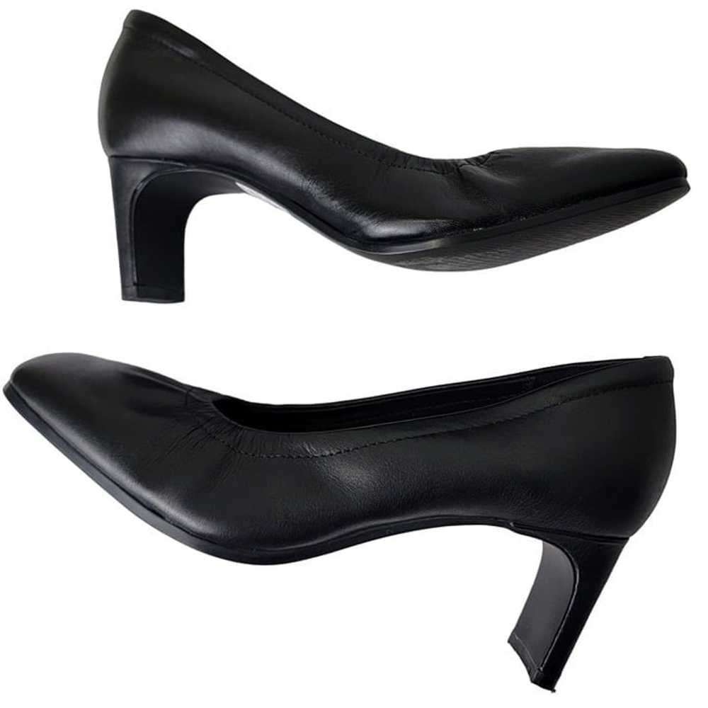 Clarks Leather Ballet Style Block Heels Women 8.5… - image 6