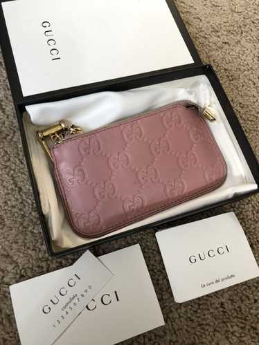 Gucci Guccu GG guccissima leather cles wallet