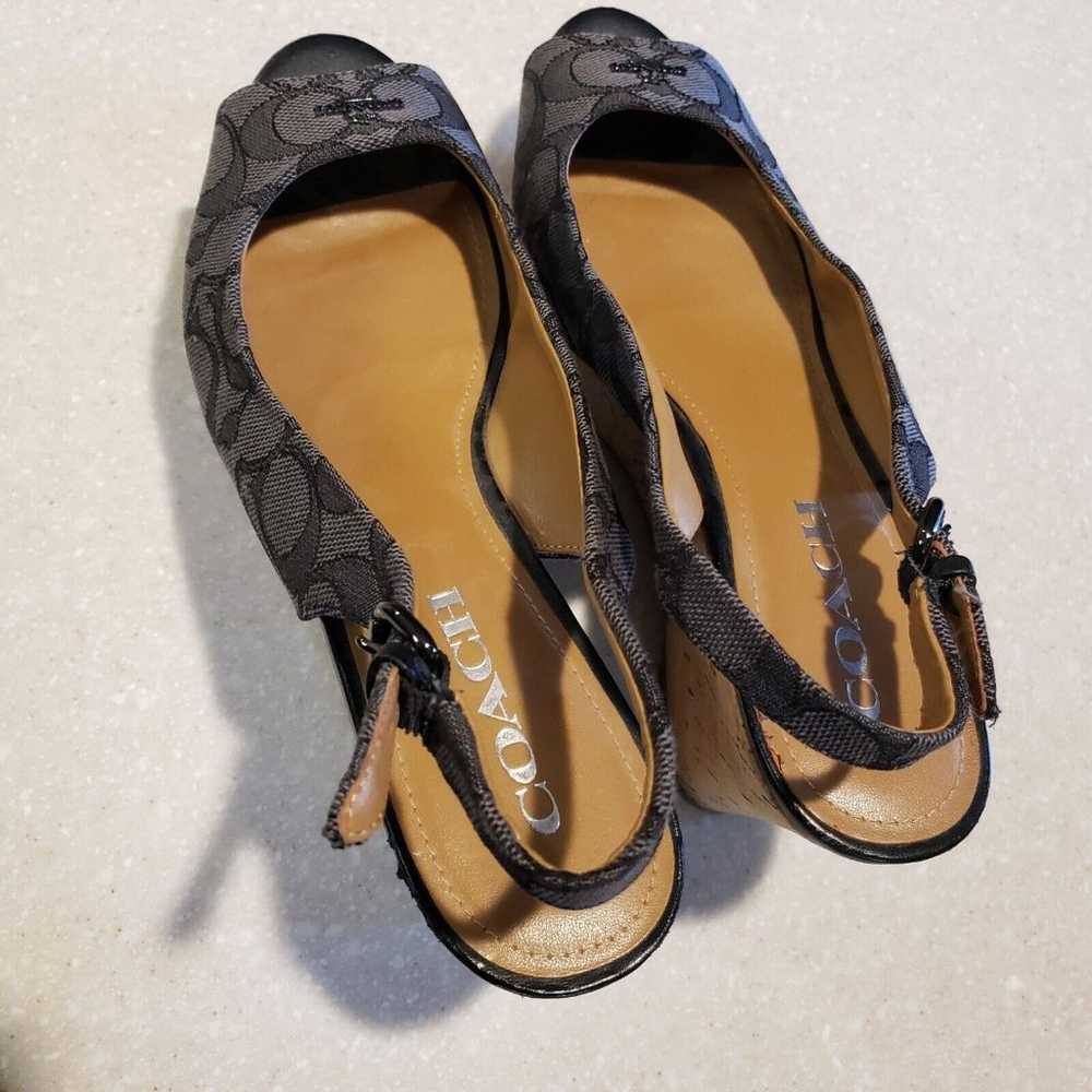 Coach Ferry Cork Wedge Platform Sandals Womens 7.… - image 9