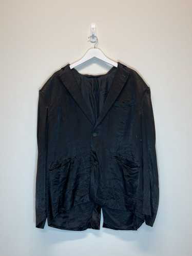 Balenciaga Viscose Blend Crinkled Jacket