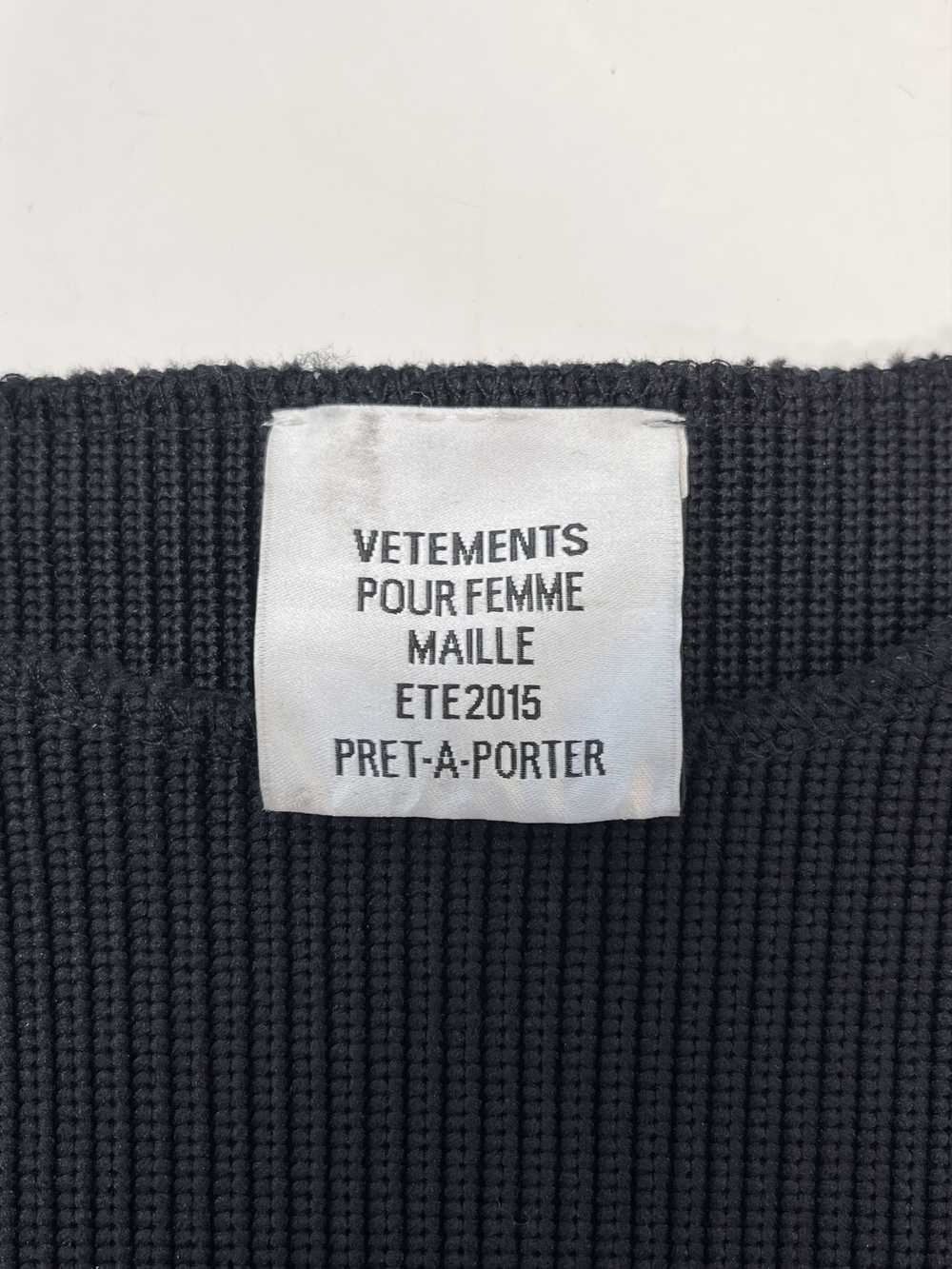 Vetements SS15 Compact Knit Cropped Sweater - image 3