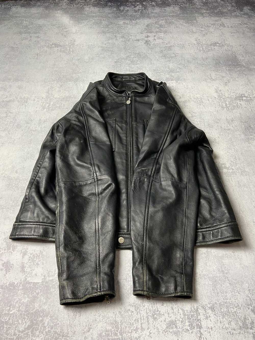 MOTO × Racing × Vintage 90s LTD Distressed Moto V… - image 11