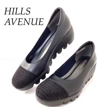 Like new!✨ Hills Avenue Wave Sole Black Pumps Leat