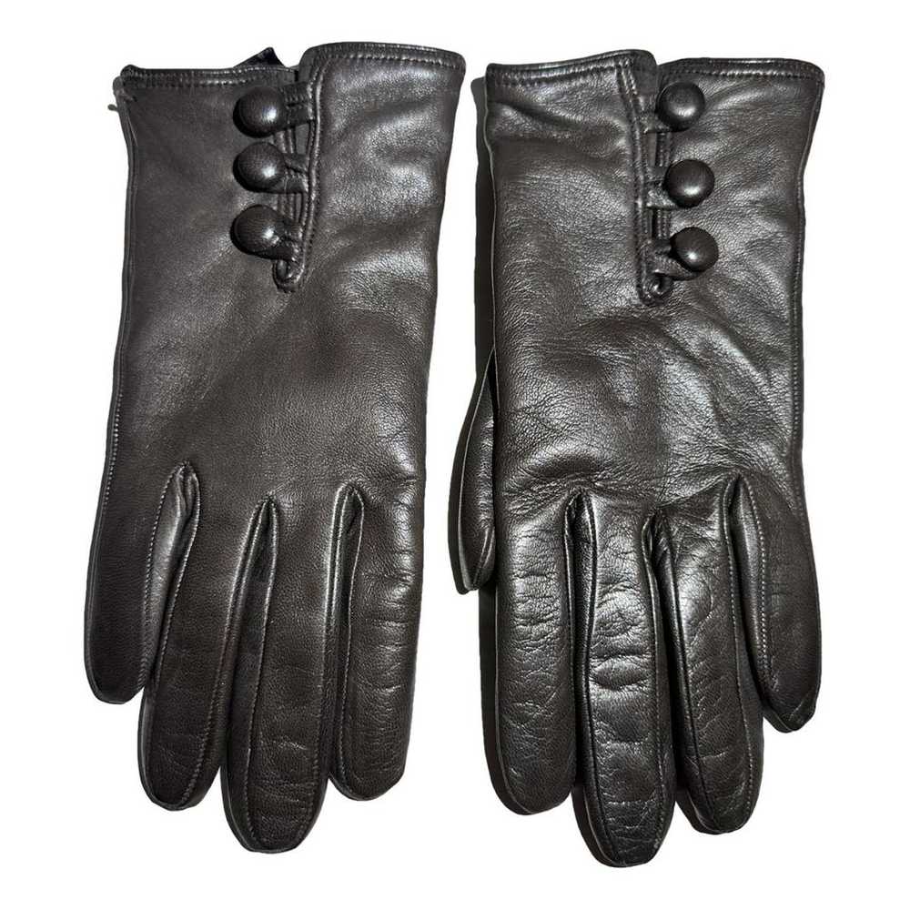 Saks Fifth Avenue Collection Leather gloves - image 1