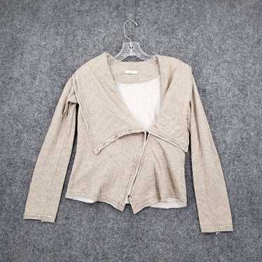 Vintage Womens Small Beige Heather Long Sleeve La… - image 1