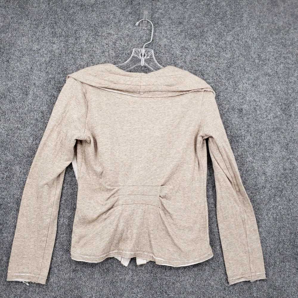 Vintage Womens Small Beige Heather Long Sleeve La… - image 2