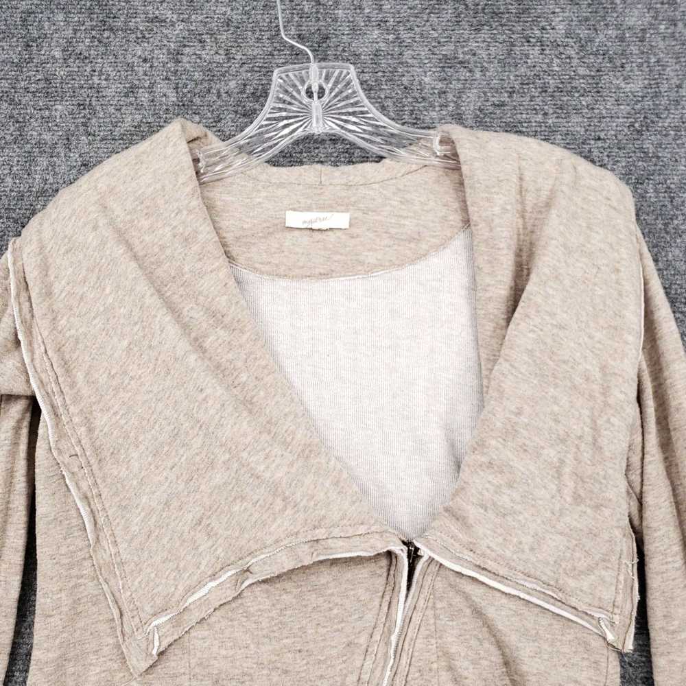 Vintage Womens Small Beige Heather Long Sleeve La… - image 3