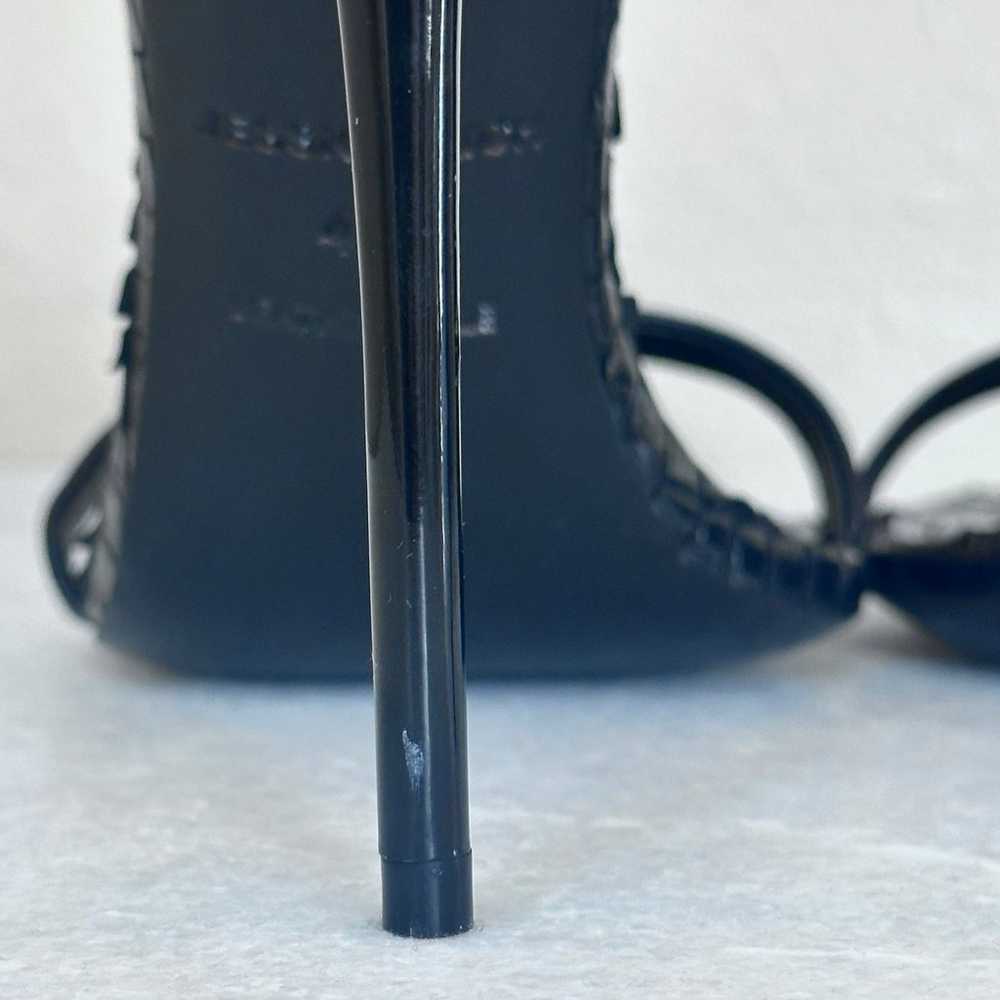 Jessica Rich Black Lace Up Stiletto Heels Size 9.… - image 8