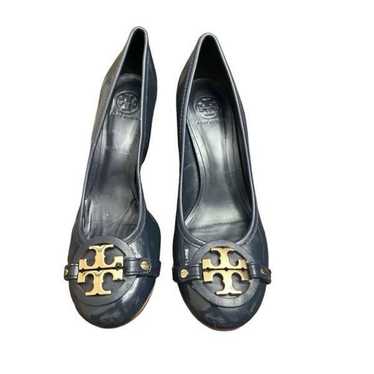 Tory Burch Patent Leather Block Heel Pumps Size 1… - image 1