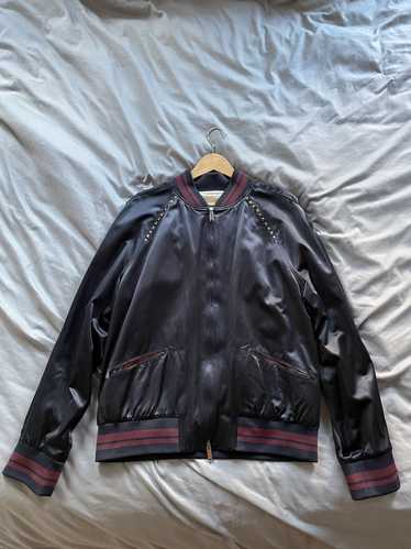 Valentino Valentino 'Untitled' Bi-Color Bomber Jac