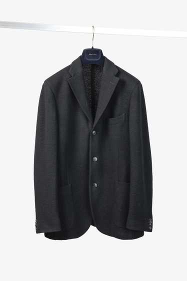 Boglioli Boglioli Black Virgin Wool Knit K-Jacket 