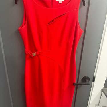 Red Calvin Klein Dress