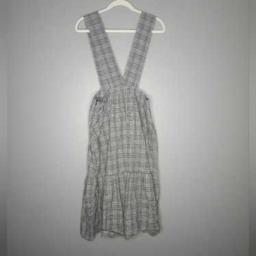 Hayden plaid overall maxi