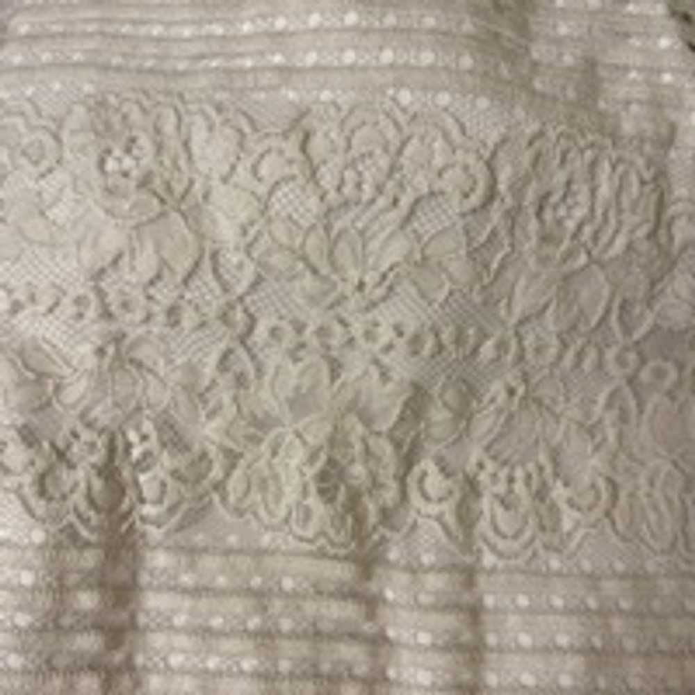 Guess White Women's Lace Halter Dress Size 14 - image 12