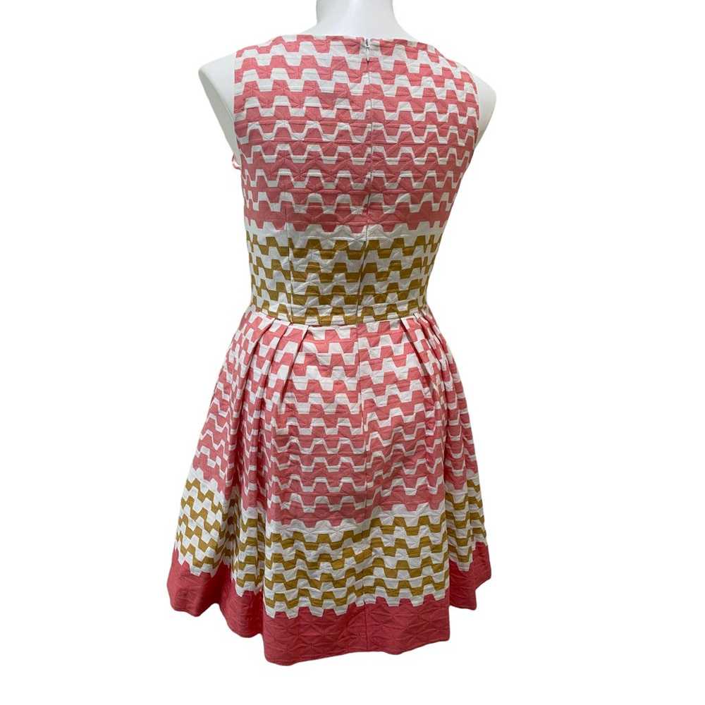 Taylor Color block Chevron dress Sz 14 - image 2