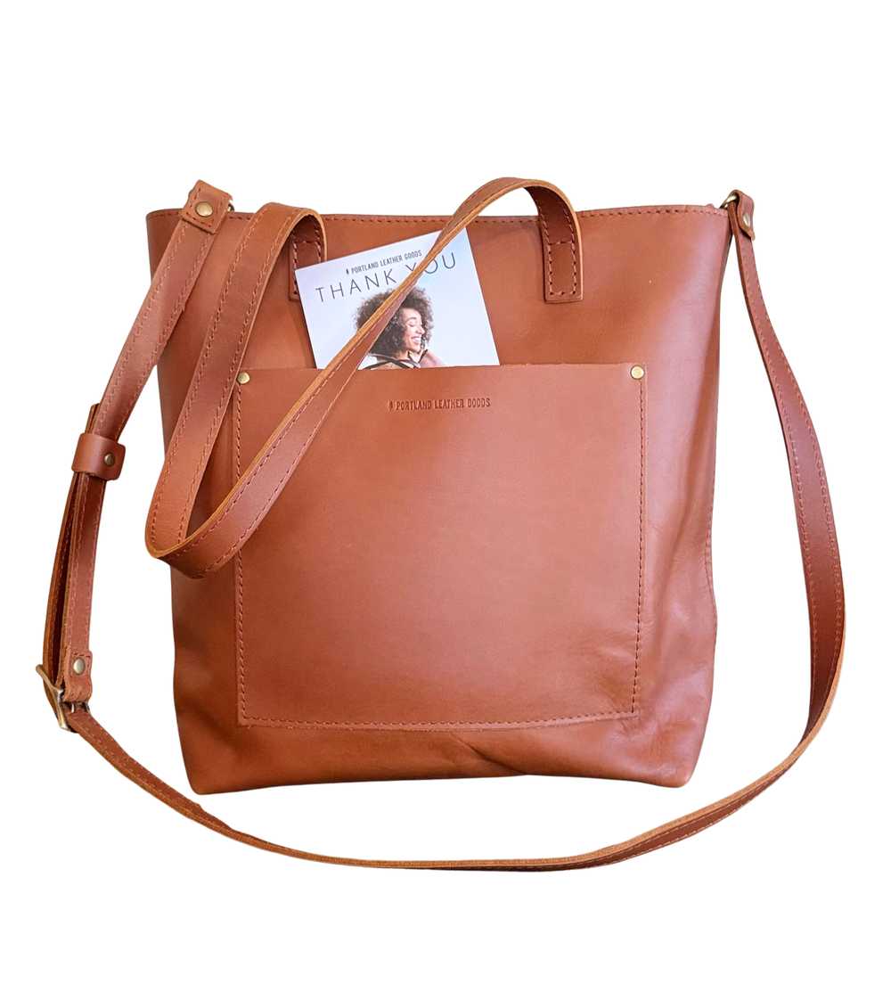 Portland Leather Crossbody Tote - image 5