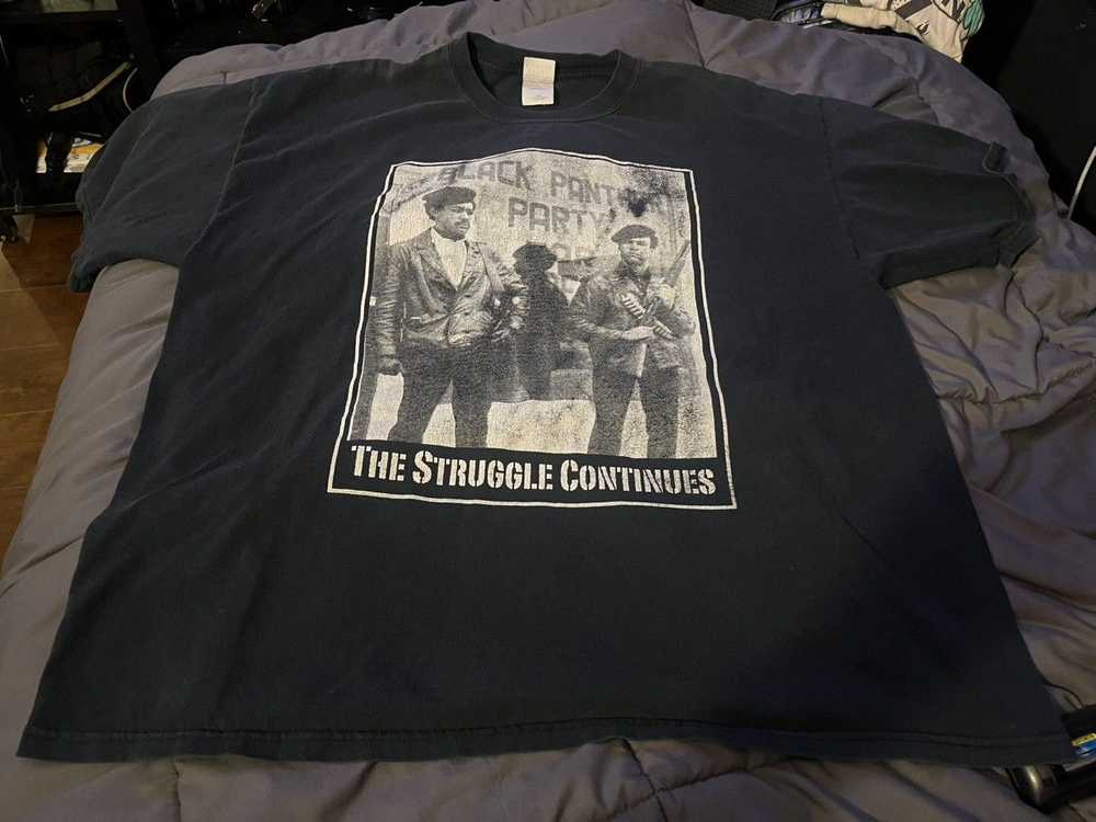 Vintage Black Panther Party photo shirt - image 1