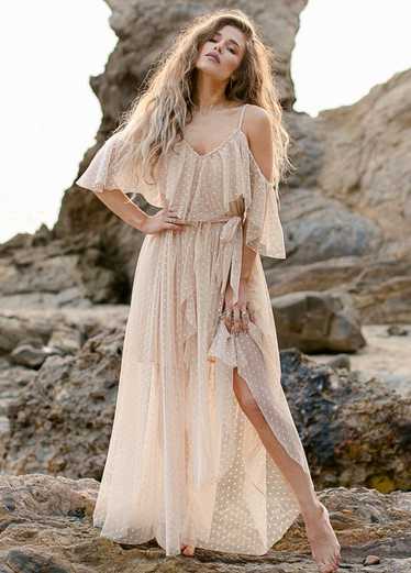 Joyfolie Lauryn Dress in Sand