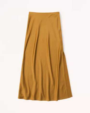 Abercrombie & Fitch Elevated Satin Maxi Skirt - SP