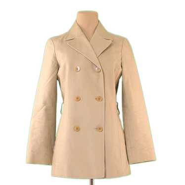 Burberry Blue Label Coat Size 38 Beige Cotton 100… - image 1