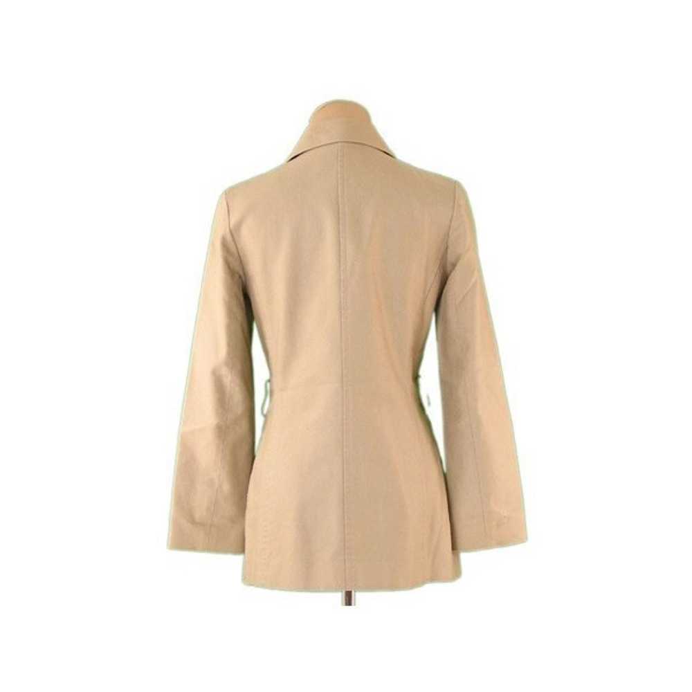 Burberry Blue Label Coat Size 38 Beige Cotton 100… - image 2