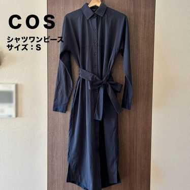 COS shirt dress size S navy