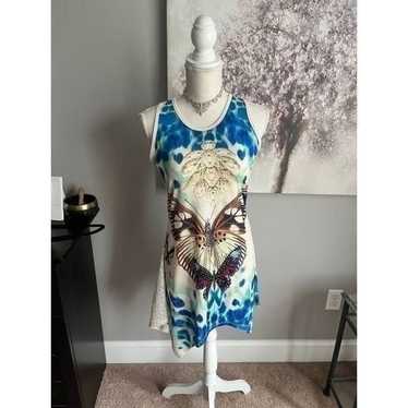 GM medium butterfly dress rare find - image 1