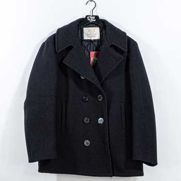 Made In Usa × Military × Vintage US Navy Wool Pea… - image 1