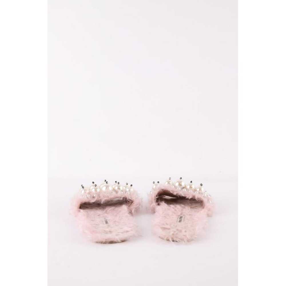 Miu Miu Faux fur sandals - image 2