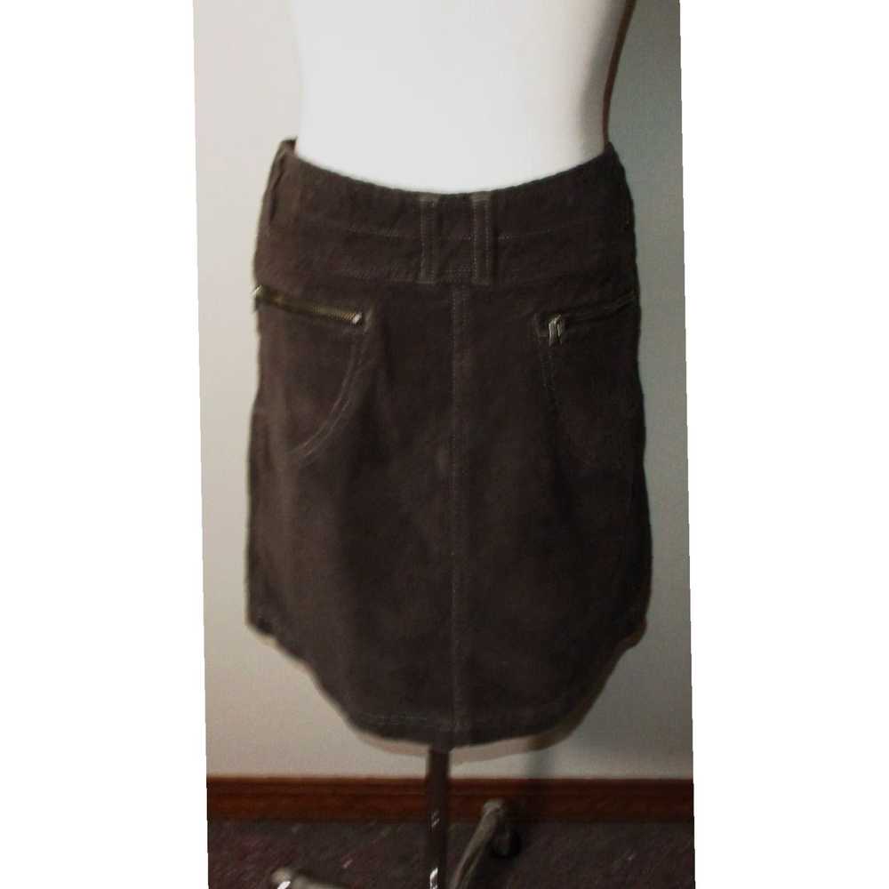 Vintage Brown Corduroy Pleated Midi Skirt for Wom… - image 5