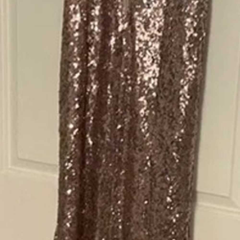 Women's Floor Length Sparkle Dress - image 2