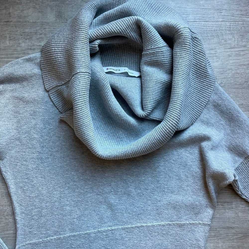 Athleta Dorset Cowl Neck Organic Cotton and Wool … - image 4