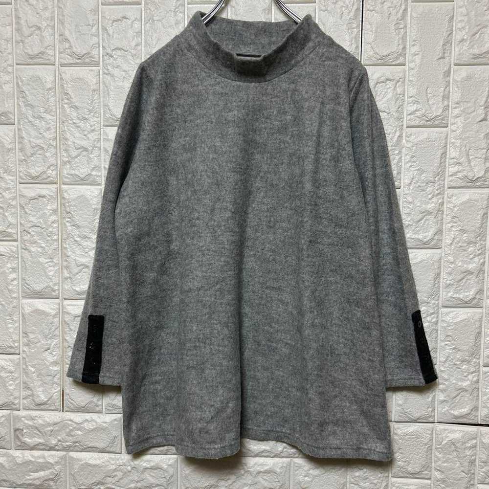 Vintage long sleeve sweatshirt tunic cut and sewn… - image 2