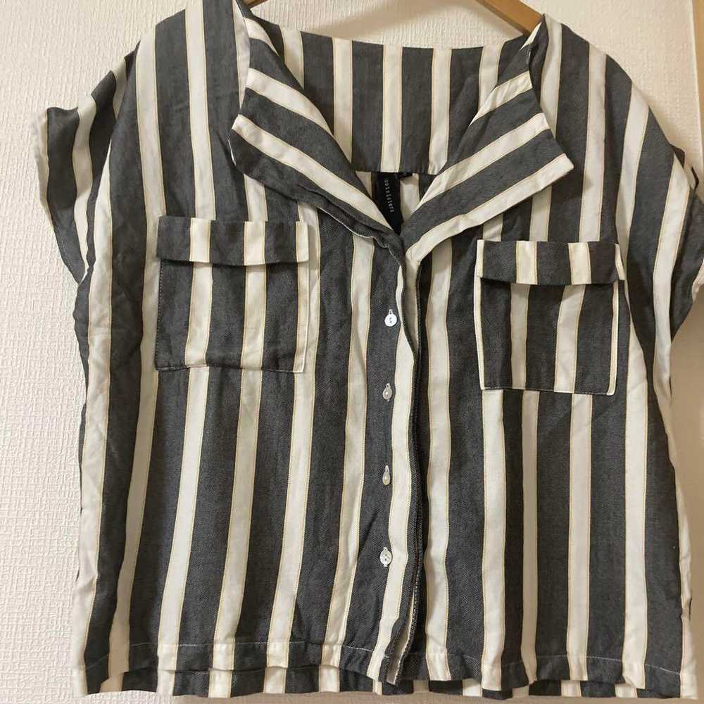 KNOT SISTERS Stripe Relax Shirt - image 2